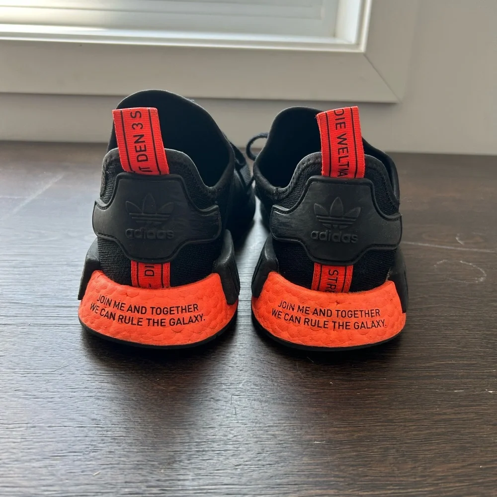 Adidas X star wars collab Darth Vader Black and Orange Sneakers - Picture 2 of 5